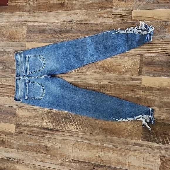Free People We The Free Distressed Jeans Sz 25 - Picture 6 of 7